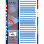 Разделитель листов "deVENTE" пластиковый A4 цифровой цифры 1-5 5 цветов