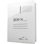Папка Дело "deVENTE" A4 картонная мелованная белая (320 г/м²)