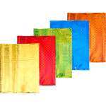 Обложка для дневников и тетрадей "deVENTE. Holographic" 355x213 мм, PP 60 мкм, непрозрачная голографическая, цвета ассорти, 10 шт в пластиковом пакете